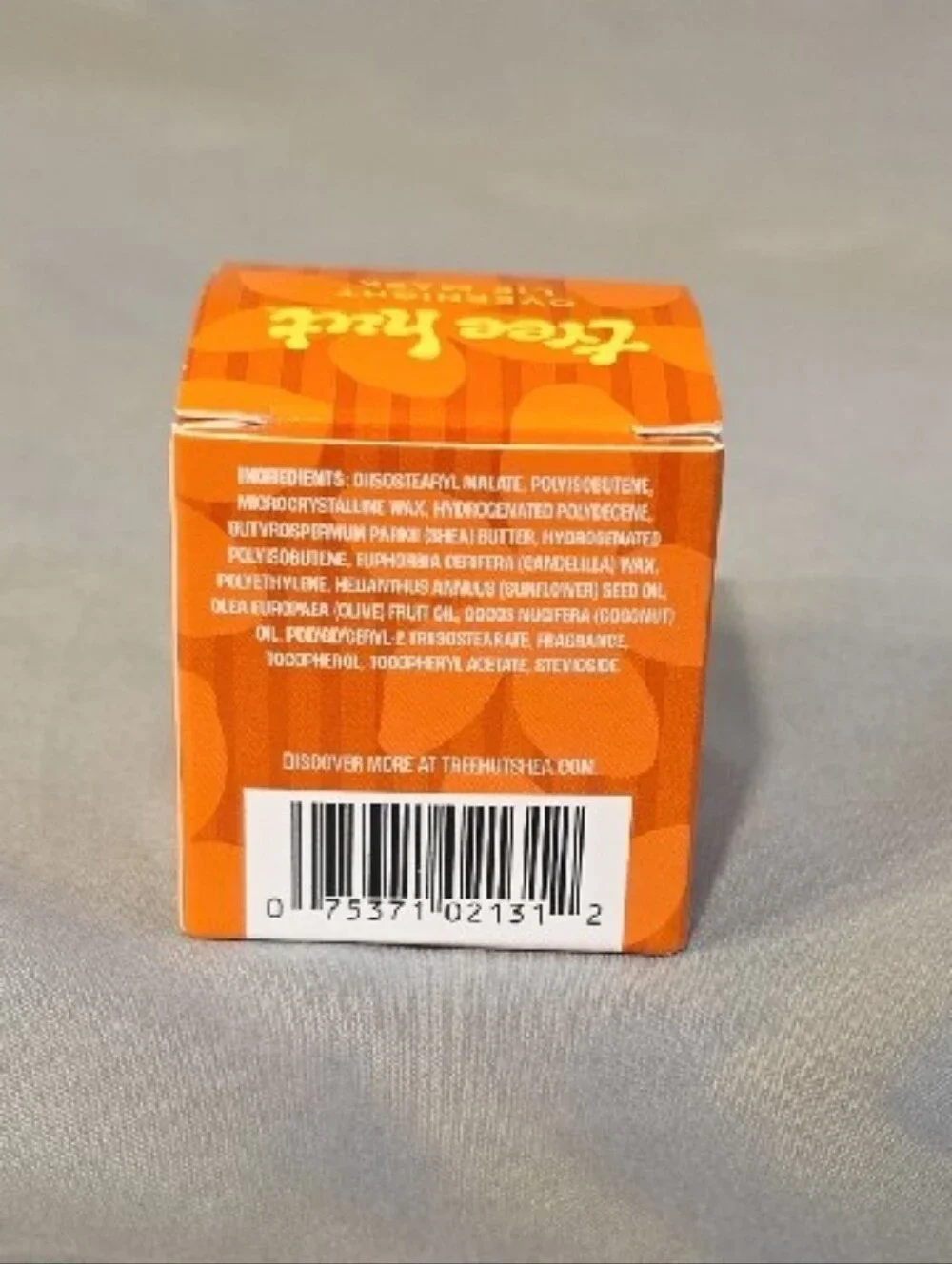 Tree Hut Golden Vanilla Overnight Lip Mask — Orange